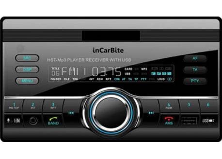 InCarBite radio 2DIN Dash-Dock Multimedia