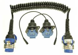 ABS EBS WCC 11-MINAX Set krulkabel + 2 sockets incl. 15cm cable, 20