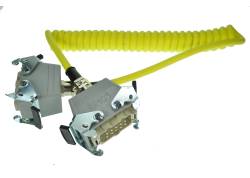 WCC 14 krulkabel, Orlaco Harting krulkabel spiraalkabel
