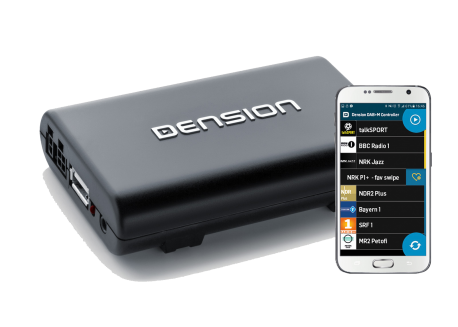 Dension DAB+A DAB via APP + remote bundel