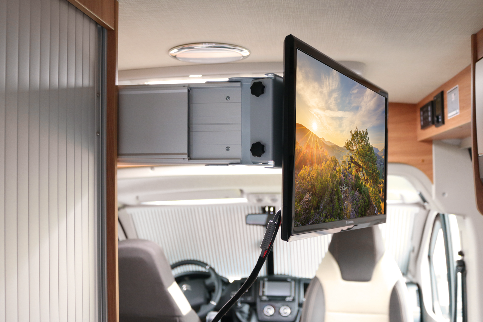 TV beugel TV steun TV camper caravan boot