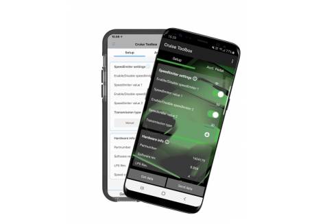 E-Cruise WIFI TOOL "Gereedschap" voor iOS en android