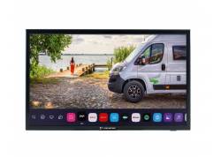 Caratec 55cm WEBOS TV 12 24 volt brede kijkhoek, DVB-S, camper caravan vrachtwagen TV 22" Canal Digitaal Fastscan