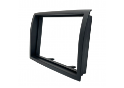 2-DIN pasframe antraciet mat Fiat Ducato Citroen Jumper Peugeot Boxer (06-) ZONDER OEM radio uitgeleverd