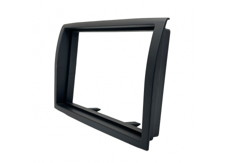 2-DIN pasframe antraciet mat Fiat Ducato Citroen Jumper Peugeot Boxer (06-) ZONDER OEM radio uitgeleverd