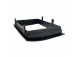 2-DIN pasframe antraciet mat Fiat Ducato Citroen Jumper Peugeot Boxer (06-) ZONDER OEM radio uitgeleverd