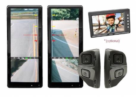 UN ECE R46 klasse II, IV, V gecertificeerd digitaal camera monitor systeem buitenspiegel vervanging systeem perfect voor integ