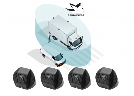 360 zicht Full HD camera systeem birdview rondomzicht camera systeem horizontale monitor mini cameras